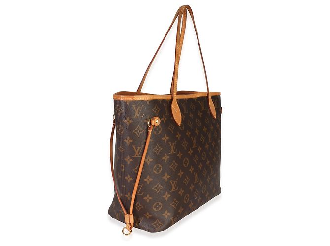 Louis Vuitton Monogram Canvas Neverfull MM Marrom - vista 4