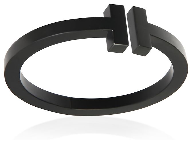 Bracciale a cerniera Tiffany T Square in acciaio inossidabile Tiffany & Co. - vista 2