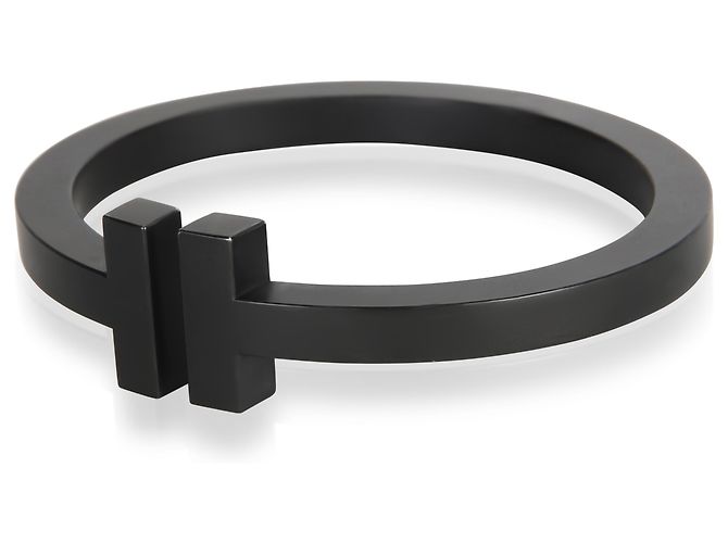 Bracciale a cerniera Tiffany T Square in acciaio inossidabile Tiffany & Co. - vista 3