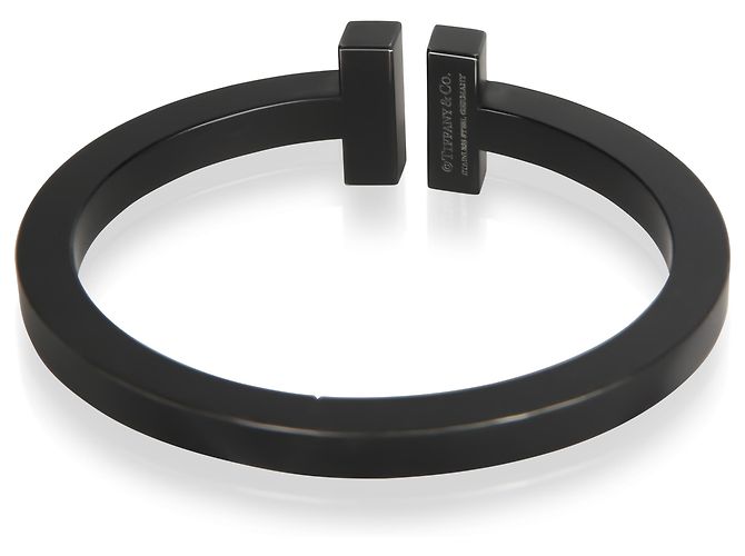 Bracciale a cerniera Tiffany T Square in acciaio inossidabile Tiffany & Co. - vista 4