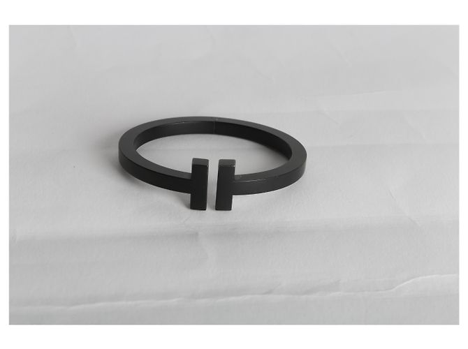 Bracciale a cerniera Tiffany T Square in acciaio inossidabile Tiffany & Co. - vista 5