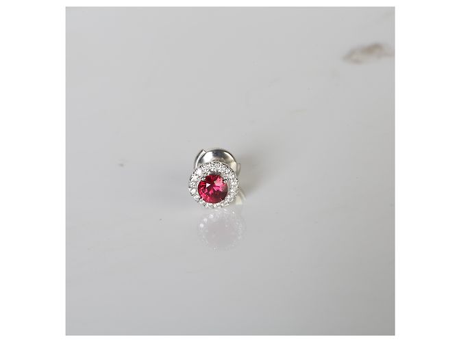 Orecchini Soleste in platino, rubini e diamanti Tiffany & Co. - vista 6