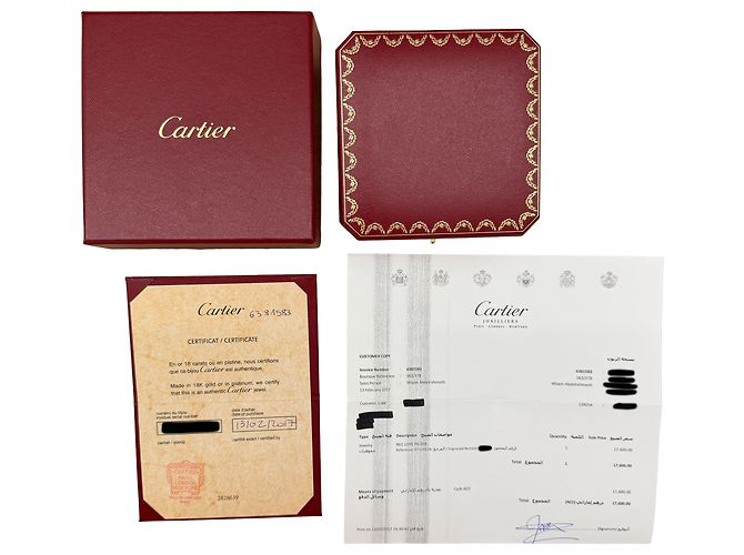 Collana Love Cartier in oro rosa e diamanti - vista 4