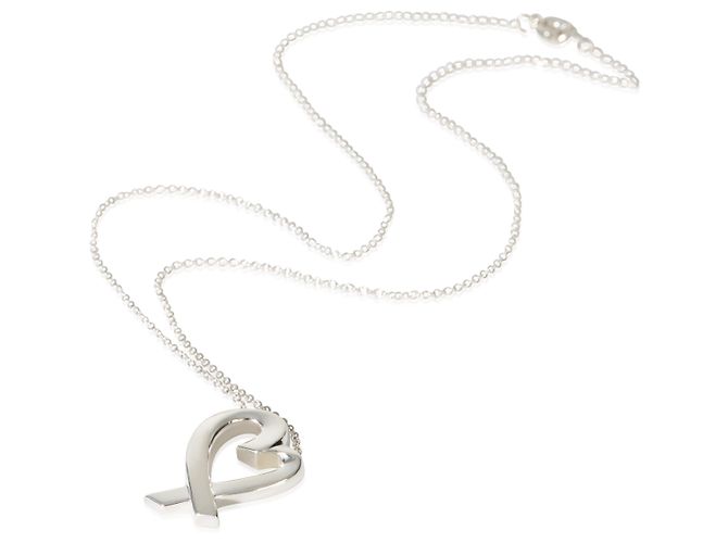 Pendente Loving Heart Modello Large Paloma Picasso in Argento Sterling Tiffany & Co. - vista 3