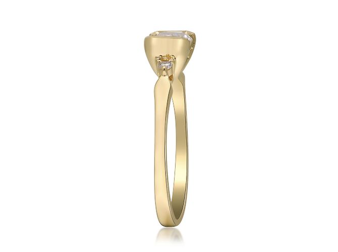 Autre Marque Ring aus Gelbgold mit Labor diamanten 1.11 ctw - Ansicht 3