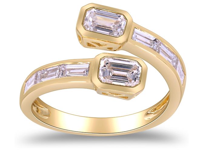 Autre Marque Ring aus Gelbgold mit Labor-Diamanten 1.69 ctw - Ansicht 4