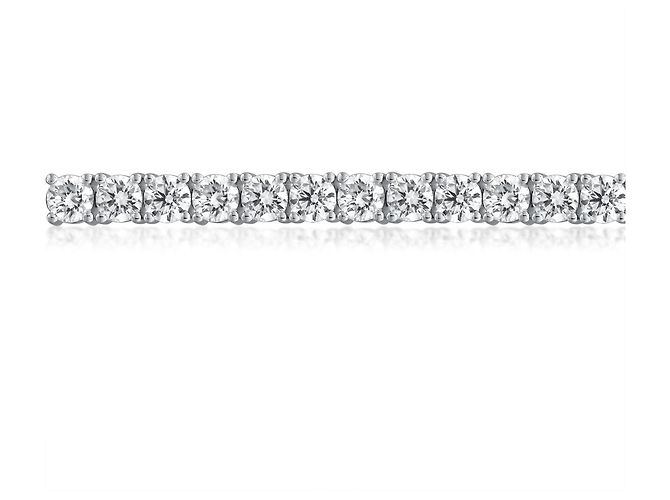 Autre Marque Pulseira em ouro branco com diamantes de laboratório 8.76 ctw - vista 2