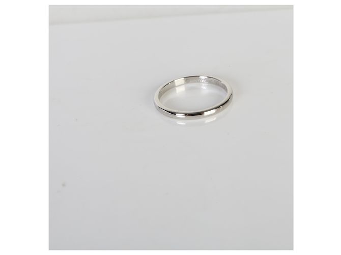 Love Anello Cartier Platinum 1895 2mm Band - vista 6