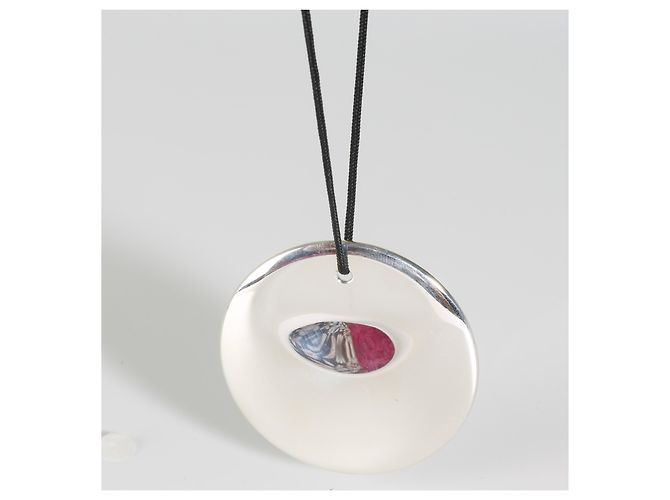 Pendente a disco rotondo Elsa Peretti in argento sterling Tiffany & Co. - vista 4