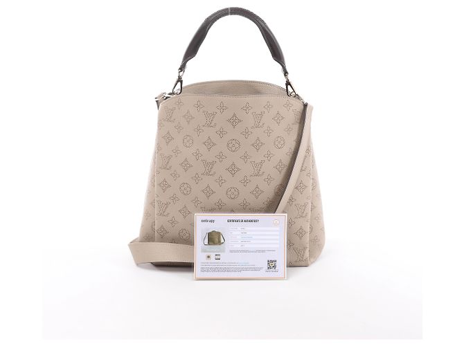 Babylone Borsa 2Way Louis Vuitton Babylon PM Monogram Mahina in Beige M50032 - vista 11