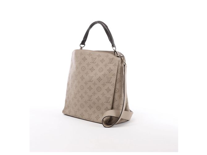 Babylone Borsa 2Way Louis Vuitton Babylon PM Monogram Mahina in Beige M50032 - vista 3
