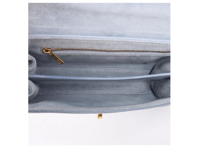 Céline Borsa a tracolla in pelle CELINE Soft 16 Teen in azzurro Blu - vista 11
