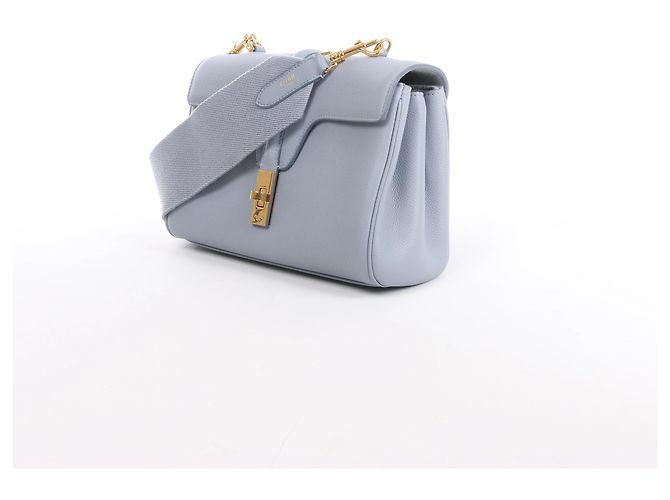 Céline Borsa a tracolla in pelle CELINE Soft 16 Teen in azzurro Blu - vista 2