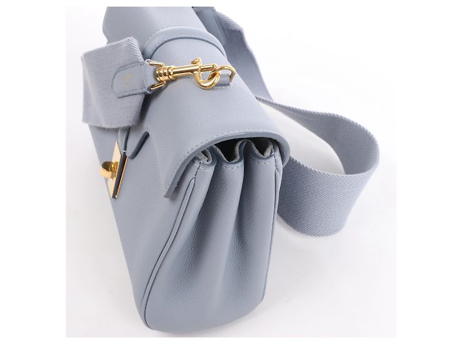 Céline Borsa a tracolla in pelle CELINE Soft 16 Teen in azzurro Blu - vista 5
