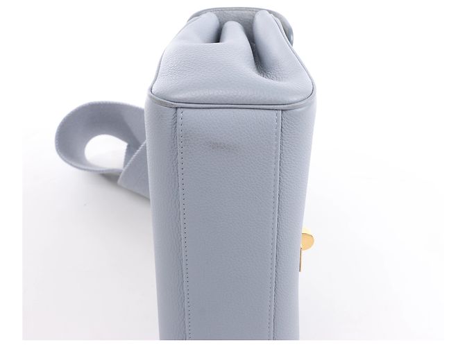 Céline Borsa a tracolla in pelle CELINE Soft 16 Teen in azzurro Blu - vista 7