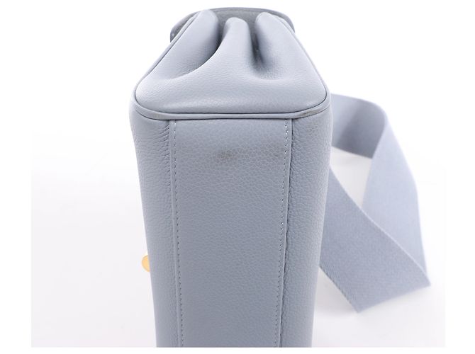 Céline Borsa a tracolla in pelle CELINE Soft 16 Teen in azzurro Blu - vista 8