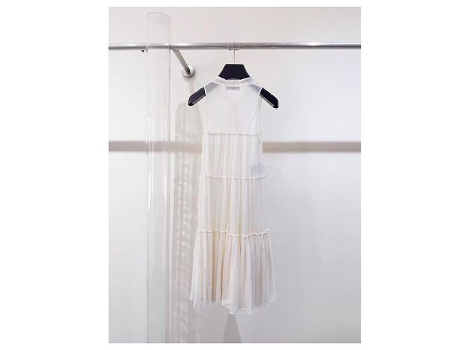 Vestido Prada Branco de Poliamida Multicor - vista 3