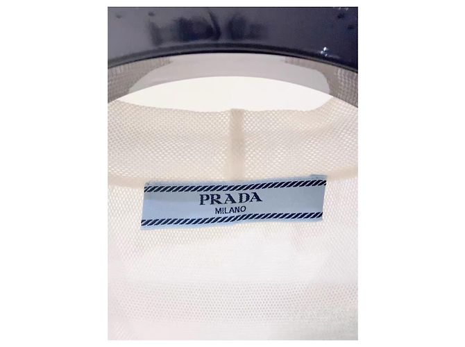 Vestido Prada Branco de Poliamida Multicor - vista 4