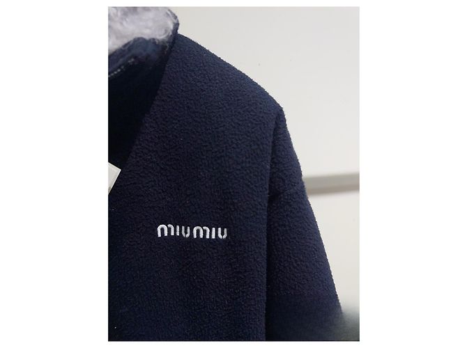 Miu Miu Fleecejacke mit weißer Gänsedunenfüllung Mehrfarben - Ansicht 2