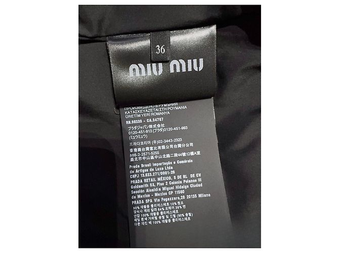 Miu Miu Fleecejacke mit weißer Gänsedunenfüllung Mehrfarben - Ansicht 5