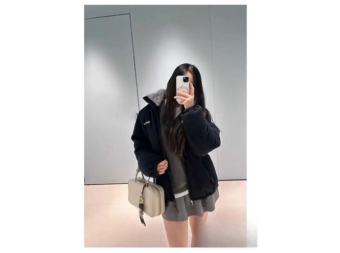 Miu Miu Fleecejacke mit weißer Gänsedunenfüllung Mehrfarben - Ansicht 8