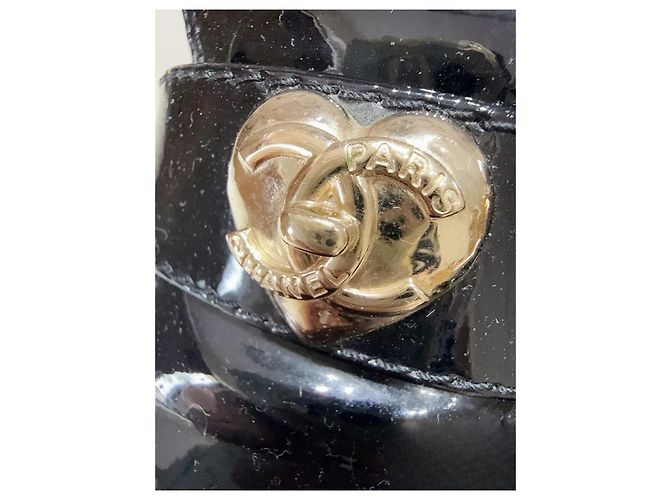 Mocassini Chanel con plateau a forma di cuore in pelle 36 Multicolore - vista 2