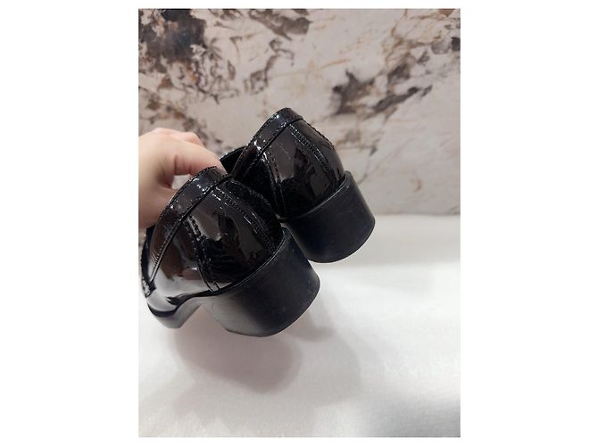 Mocassini Chanel con plateau a forma di cuore in pelle 36 Multicolore - vista 4