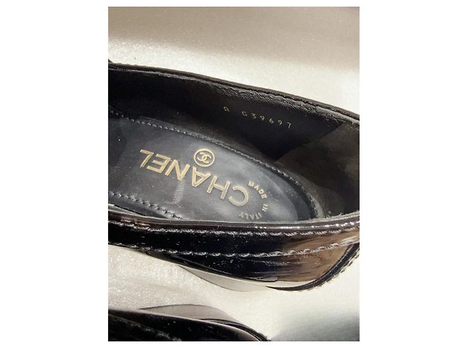 Mocassini Chanel con plateau a forma di cuore in pelle 36 Multicolore - vista 5