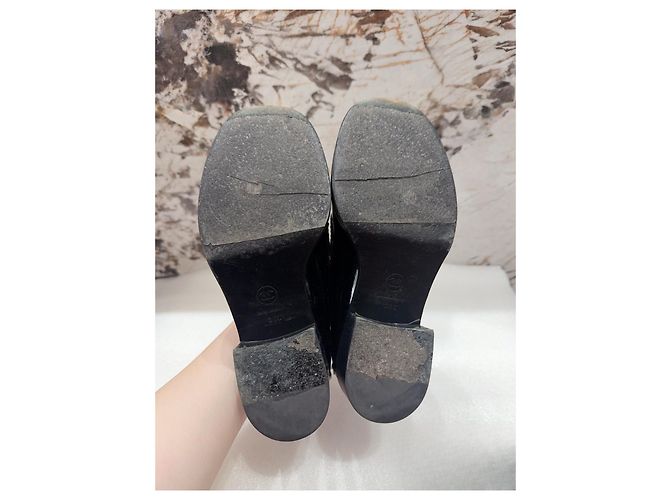 Mocassini Chanel con plateau a forma di cuore in pelle 36 Multicolore - vista 6