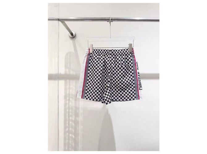Autre Marque Pantalones Dior de seda de cintura alta Multicolor - vista 2