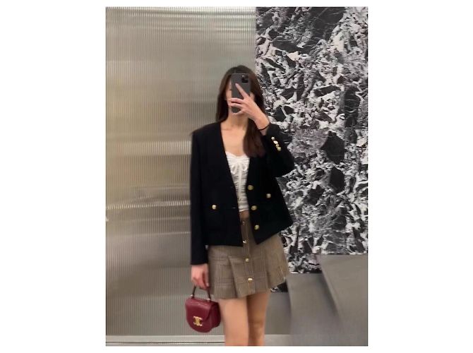 Céline Cashmere Jacket Black Gold Buttons Size 36 Multiple colors - view 9