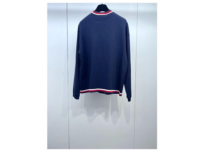 Malha de lã azul Gucci Multicor - vista 2