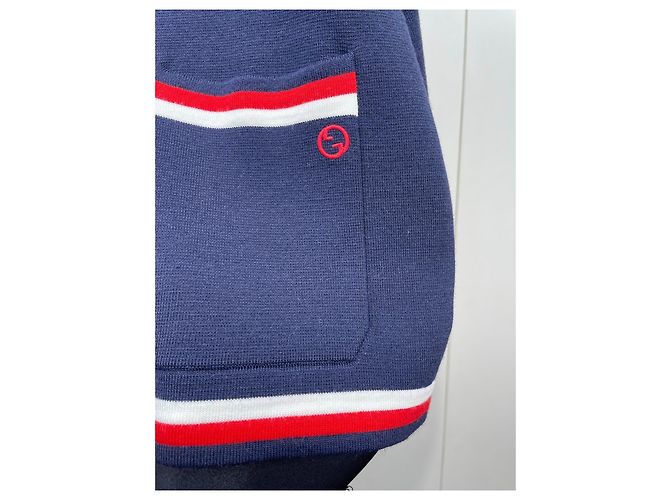 Malha de lã azul Gucci Multicor - vista 4