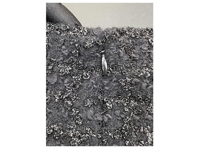 Chanel Rock Schwarz mit Glitzer Karomuster Mehrfarben - Ansicht 5