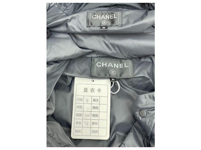 Chanel Black Down Jacket with Removable Hood Multiple colors - view 8