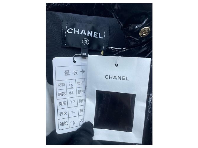 Chanel 25N Down Jacket Black and White Multiple colors - view 4