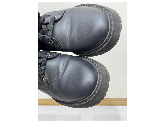 Fendi Combat Chelsea Stiefel Leder Monogramm Schwarz Mehrfarben - Ansicht 5