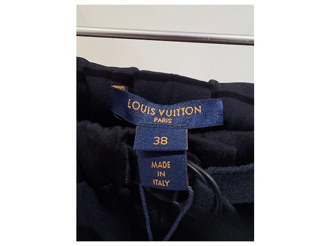 Louis Vuitton Monogramm Baumwollhose Schwarz Mehrfarben - Ansicht 4
