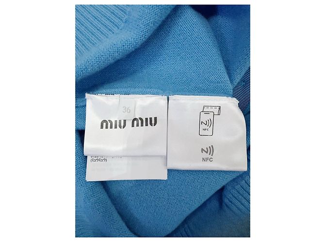 Jersey de punto de cashmere Miu Miu Multicolor - vista 2