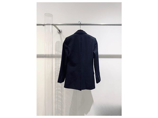 Blazer Céline in lana nero Multicolore - vista 2