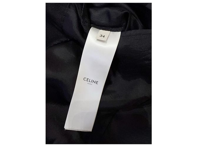 Blazer Céline in lana nero Multicolore - vista 4
