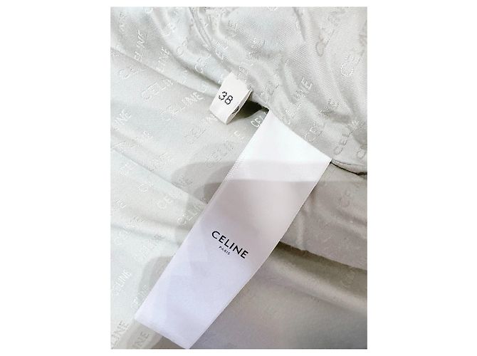 Giacca Céline in Tweed Verde Multicolore - vista 6