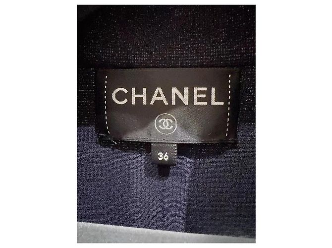 Set Abito e Giacca Chanel 19C Cruise in Tweed Navy Multicolore - vista 2