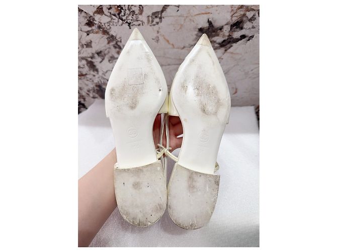 Ballerine Chanel Snow White in pelle Multicolore - vista 4