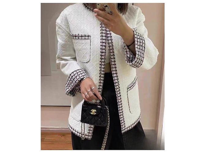 Chanel 19P Tweed Jacket Multi Color Size 36 Multiple colors - view 9