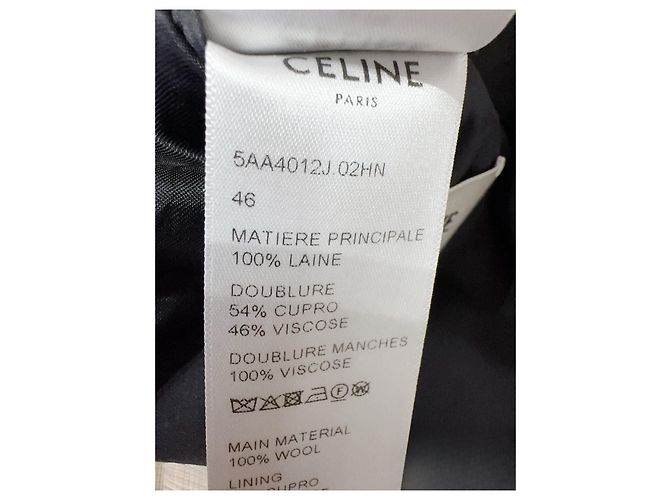 Giacca Céline in lana multicolore - vista 5