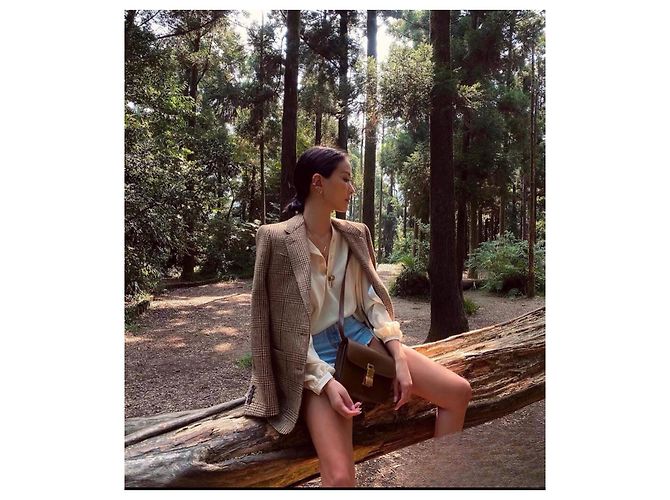 Giacca Céline in lana multicolore - vista 7