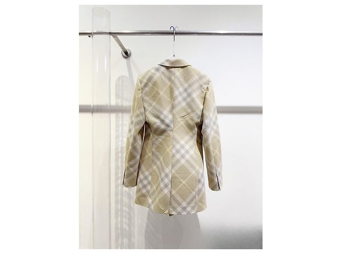 Abrigo de lana Burberry Mujer Multicolor - vista 4