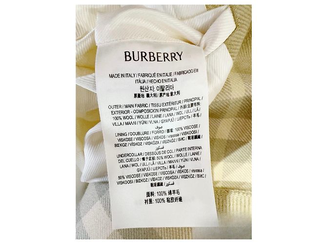 Abrigo de lana Burberry Mujer Multicolor - vista 5