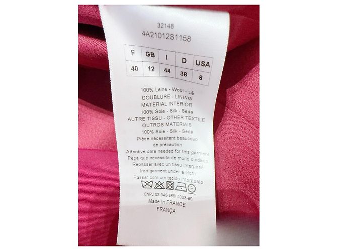 Autre Marque Dior Wollmantel Größe 40 Mehrfarben - Ansicht 4